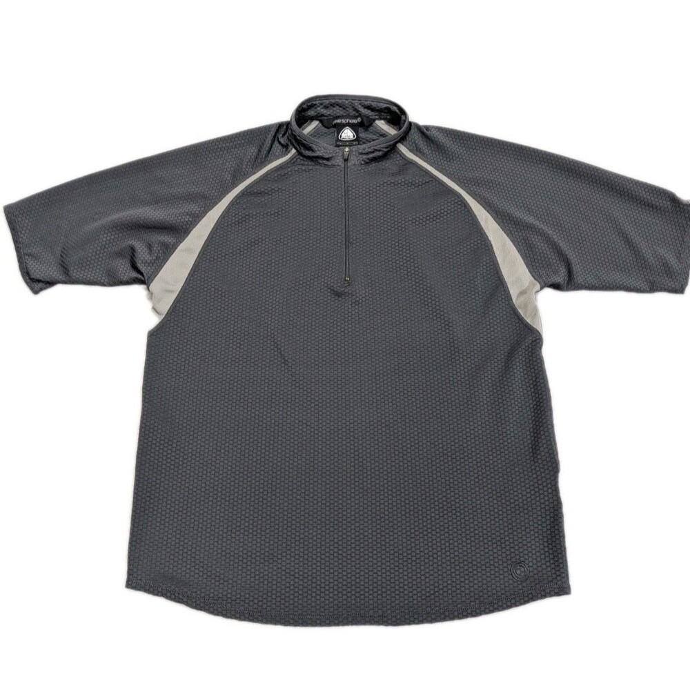 Vintage Nike ACG Sphere Dry 1/4 Zip Trail Shirt Charcoal Grey Y2K Men's M Med